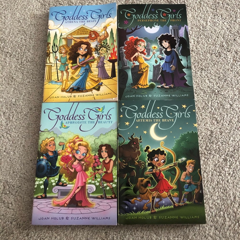 Goddess Girls 4 book set